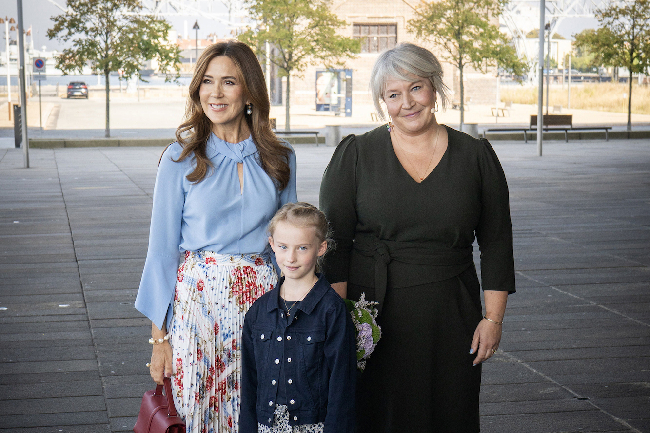 uvpris www.jpg Uddannelses- og forskningsminister, Christina Egelund, og Dronning Mary til uddelingen af Undervisningsprisen 2024.